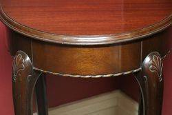 Small Round Mahogany Table 