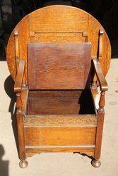 Small Round Monks Bench 