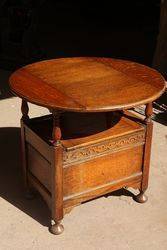 Small Round Monks Bench 