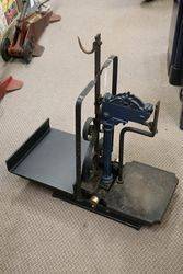 Small Victorian Cast Iron Platform Scales  