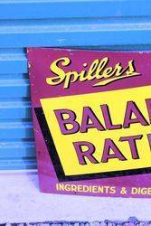Spillers Balanced Rations Enamel Advertising Sign