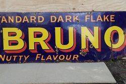 St Bruno Tobacco Enamel Advertising Sign 