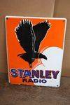 Stanley Radio Enamel Sign