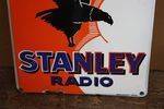 Stanley Radio Enamel Sign