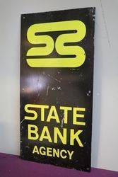 State Bank Agency Sign 