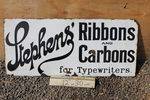 Stephans Ribbons Enamel Sign