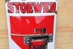 Stower Sewing Machine Pictorial Enamel Sign