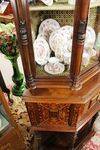 Stunning 19th Century Mahogany Inlaid Rosewood Corner Cabinet C1860