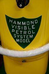 Stunning Antique Hammond Visible Manual Petrol Pump