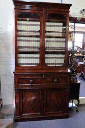 Stunning Antique Mahogany Secratier Bookcase