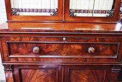 Stunning Antique Mahogany Secratier Bookcase