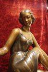 Stunning Art Deco Bronze Figure C1925