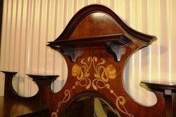 Stunning Art Nouveau Inlaid Parlor Cabinet 