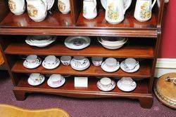 Stunning Edwardian Mahogany Inlaid Bookcase c1900