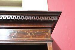 Stunning Edwardian Mahogany Inlaid Bookcase c1900