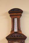 Stunning Late 19th Century Carved Wall Barometer C1895