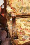 Stunning Late 19th Century French Walnut Carved Arm Chair