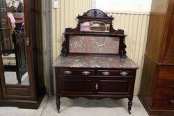 Stunning Late Victorian Mahogany 4 Piece Bedroom Suite 