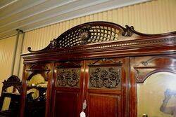 Stunning Late Victorian Mahogany 4 Piece Bedroom Suite 