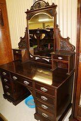 Stunning Late Victorian Mahogany 4 Piece Bedroom Suite 