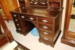 Stunning Late Victorian Mahogany 4 Piece Bedroom Suite 