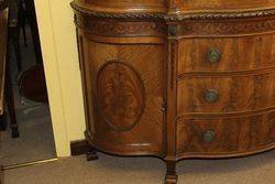 Stunning Late Victorian Mahogany Display Cabinet 