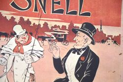 Stunning Original Vintage American SNELL Cycles Print 