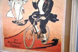 Stunning Original Vintage American SNELL Cycles Print 