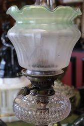 Stunning Quality Cut Lead Glass Oil Lamp