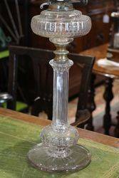 Stunning Quality Cut Lead Glass Oil Lamp