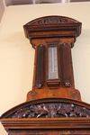 Stunning Quality Late 19th Century English Walnut Barometer