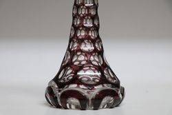 Stunning Victorian Overlay Scent Bottle  