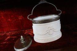 Superb Quality 19th Century SilverPlated Biscuit Barrel 