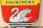 Swan Fountain Pens Enamel Sign