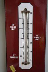 Sweet Rosemary Tobacco Enamel Advertising Thermometer Sign 