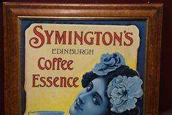 Symingtonand39s Coffee Framed Advertising Card 