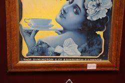 Symingtonand39s Coffee Framed Advertising Card 