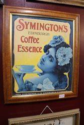 Symingtonand39s Coffee Framed Advertising Card 