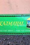Taj Mahal Tea Tin Advertising Sign