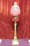 Tall Victorian Banquet Oil Lamp