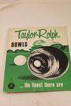 Taylor Ralph Bowls Ad Card