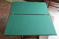 Tea Trolley  Game Table  Barley Twist Legs And Rotating Top 