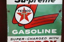 Texaco Sky Chief Advertising Double Sign 