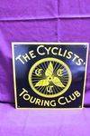 The Cyclists Touring Club Enamel Sign