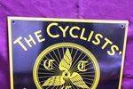 The Cyclists Touring Club Enamel Sign