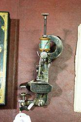 The Moldacot Pocket Lockstitch Antique Sewing Machine In Original Case 