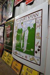 The Sportsman Advertising Sign 