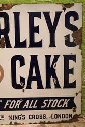 Thorleyand39s Cake Enamel Advertising Sign  