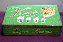 Tiger Auto Lamps Pictorial and 9 Original Packets
