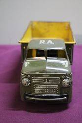 Tin Plate Royal Artillery Truck In Original Condition 